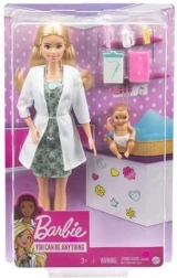Poupée Barbie pédiatre avec bébé