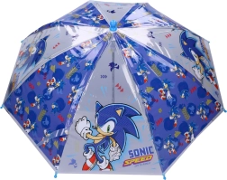 Parapluie enfant transparent Sonic Rainy Days, bleu