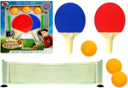 Set de tennis de table avec raquettes, filet et balles
