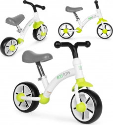 Draisienne pour enfants avec roues EVA et selle réglable ECOTOYS verte