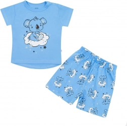 Pyjama d’été en coton pour bébé New Baby Dream, bleu