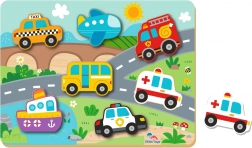 Puzzle à encastrer Transport