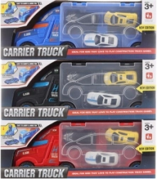 Camion avec petites voitures en métal