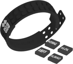 Bracelet en silicone PIXIE CREW avec pixels – noir