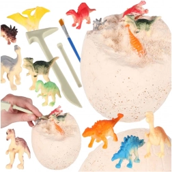 Set archéologique œuf de dinosaure – 12 figurines