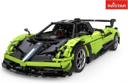 Kit de construction voiture de sport PAGANI Huayra BC 1:8 vert Rastar