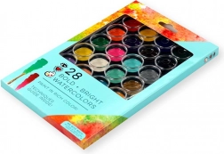 Aquarelles 28 couleurs intenses