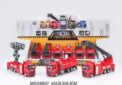 Modèle métallique de camion de pompiers 1:32