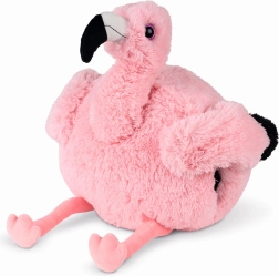 Flamant en peluche chauffant 3 en 1 - oreiller, manchon et peluche