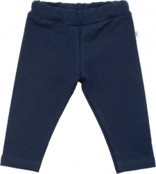 Leggings pour enfants en coton bleu foncé