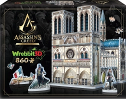 Puzzle 3D Assassin's Creed Unity : Cathédrale Notre-Dame 860 pièces