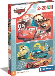 Puzzle 2x20 pièces Cars de Disney