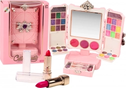Set de beauté pour enfants avec miroir de table réglable – rose