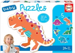 Educa baby puzzle dinosaures 5en1