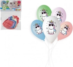 Ballons gonflables Licorne 33 cm, 5 pcs