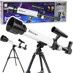 Télescope astronomique pour enfants avec support téléphone
