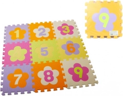 Puzzle en mousse chiffres 28 × 28 cm – tapis de jeu pour enfants