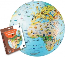 Ballon gonflable globe 50 cm – animaux
