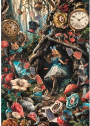 Clementoni Puzzle Un autre jour au Pays des Merveilles 1000 pièces