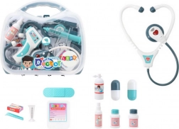 Trousse médicale du petit médecin dans une valisette - bleu