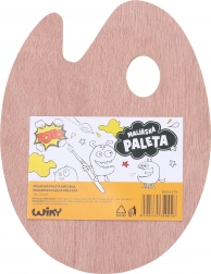 Palette en bois pour peintres 18x24 cm
