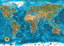EDUCA Puzzle Merveilles du monde 12000 pièces
