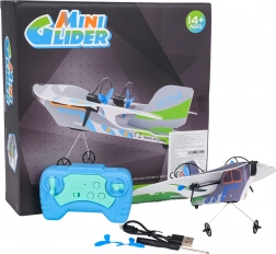 Avion RC chasseur avec gyroscope et éclairage LED