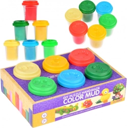 Pâte à modeler colorée – set créatif 6 pièces