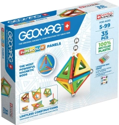 GEOMAG supercolor panneaux en plastique recyclé – 35 pièces