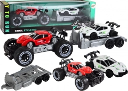 Véhicule tout-terrain Ensemble voiture de sport rouge