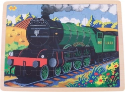 Puzzle en bois train historique Flying Scotsman