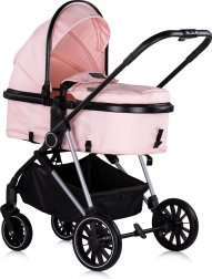 Poussette combinée Chipolino Aura 2-en-1 – Pink marshmallow