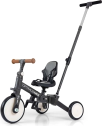 Vélo pour enfants 5 en 1 Milly Mally Optimus Max, gris foncé