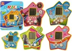 Jeu électronique de poche Tetris en forme d’étoile – jaune
