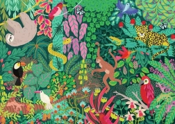 Puzzle Ravensburger Forêt tropicale magique 1000 pièces