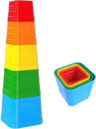 Kubus baby pyramide empilable carrée 5 pièces