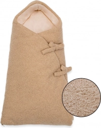 Couverture d’emmaillotage et gigoteuse NEW BABY Teddy beige