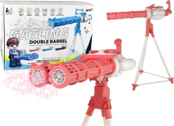 Machine à bulles sur trépied rose – tour à bulles électrique à hauteur réglable