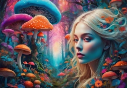 Puzzle Forêt arc-en-ciel 1000 pièces