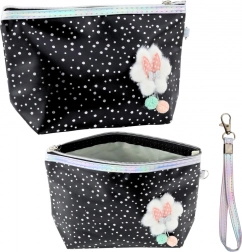 Trousse/nécessaire Perník avec petit nœud noire 23x16 cm