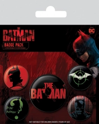 Lot de badges BATMAN (5 pièces)