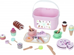 set en bois de douceurs sweet cake en coffret