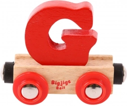 Bigjigs Rail wagonnet en bois - lettre G