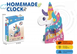Kit de construction Horloge Licorne