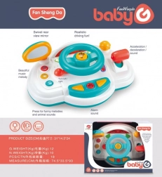 Simulateur de conduite interactif pour enfants avec lumières et sons