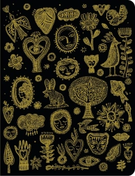 Carnet design Aurelia dorée DJECO