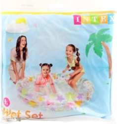 Piscine gonflable pour enfants Intex avec imprimé estival 122 × 25 cm