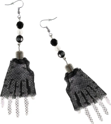 Boucles d’oreilles mains de sorcière pour Halloween