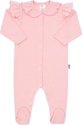 Combinaison bébé en coton New Baby Stripes rose 86 (12–18 mois)