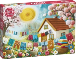 Puzzle CHERRY PAZZI – Prairie laineuse, 1000 pièces
